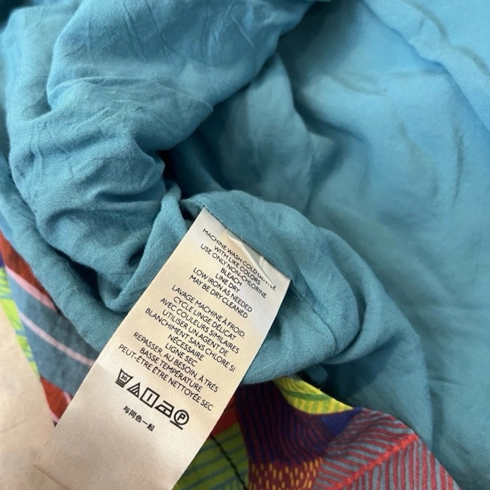 Anthropologie the art of Orange Sigal Tropical print Dress - Picture 7 of 14